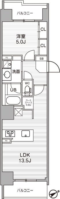 シーズンフラッツ武蔵小山 702