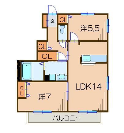 ドゥミルシスⅢ 103 間取り図