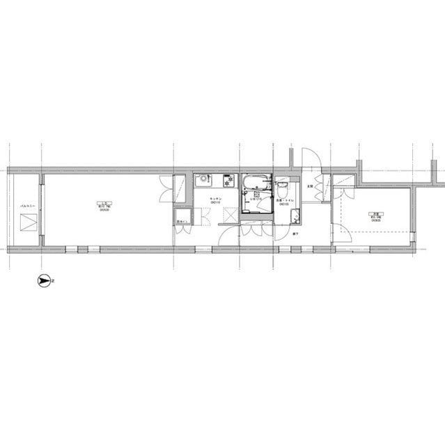 HF碑文谷レジデンス 0706 間取り図