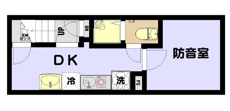 アールヒルズ日本橋 001 間取り図