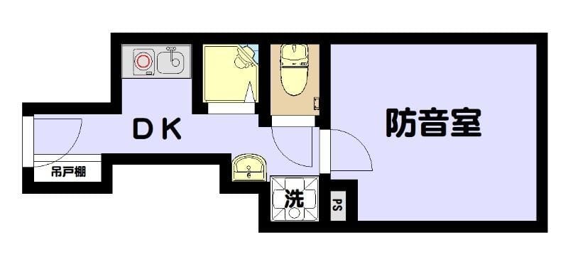 アールヒルズ日本橋 101 間取り図