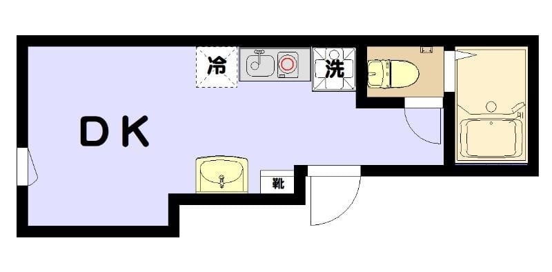 アールヒルズ日本橋 201 間取り図