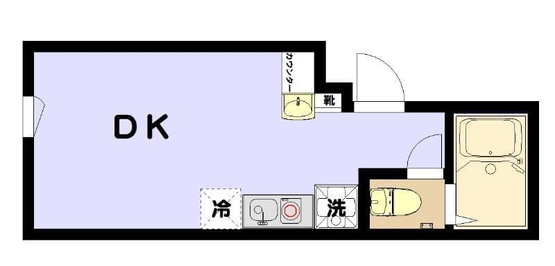 アールヒルズ日本橋 302 間取り図