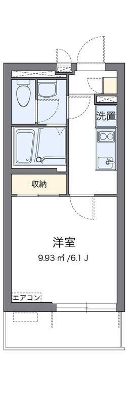 クレイノ南品川ハイツⅢ 201 間取り図