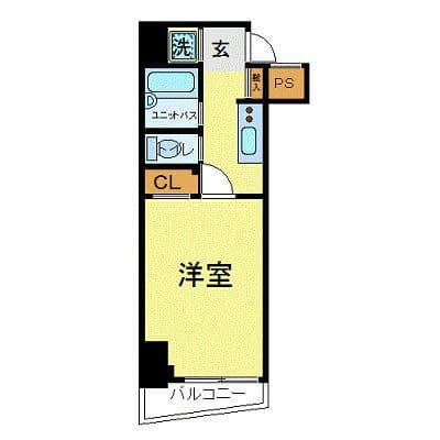 スカイコートヌーベル池袋 902 間取り図
