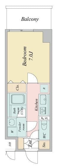 LaSante柏 0309 間取り図
