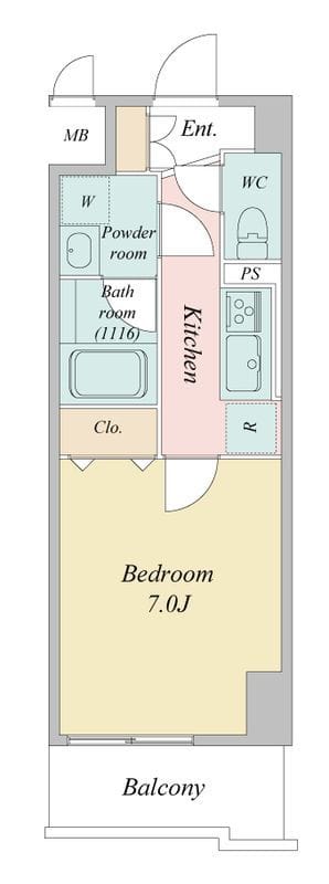 LaSante柏 0702 間取り図