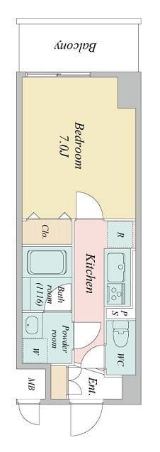 LaSante柏 0703 間取り図
