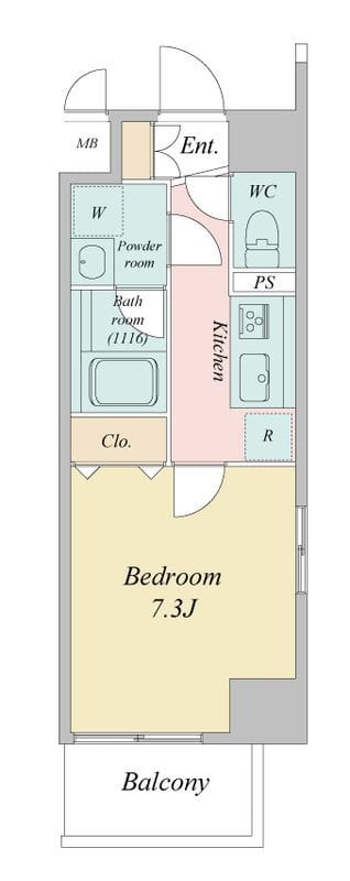 LaSante柏 0806 間取り図