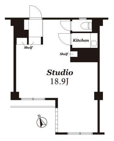 316青山 306 間取り図