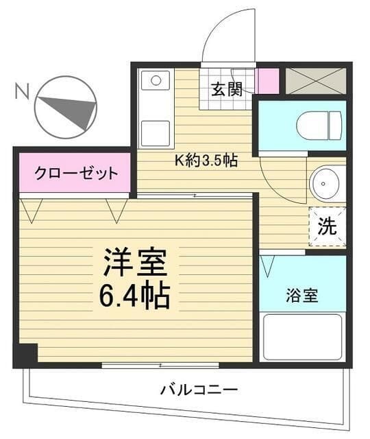 Mum’s Arakawa 501 間取り図