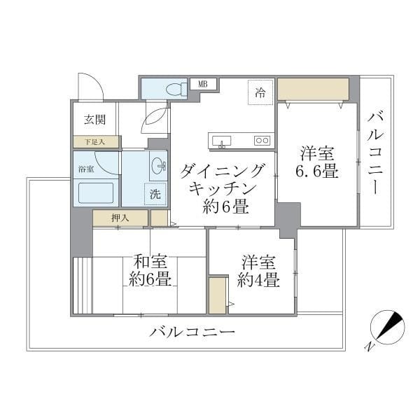 リエール若松町 404