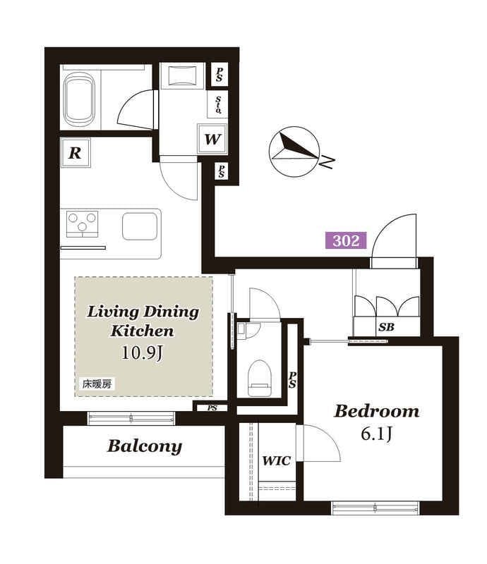 風香西新宿 3階部の写真