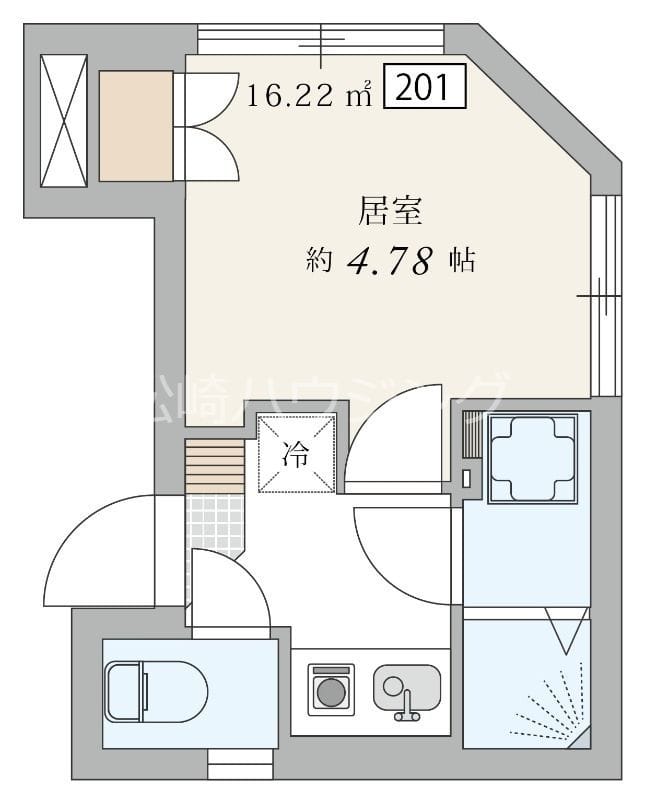 アプリコットハウス上高田 201