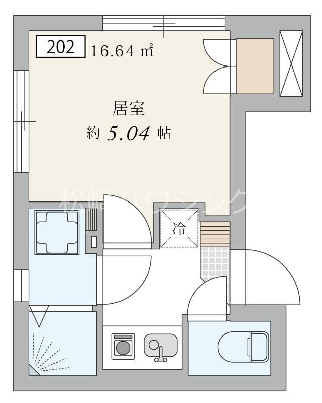 アプリコットハウス上高田 202