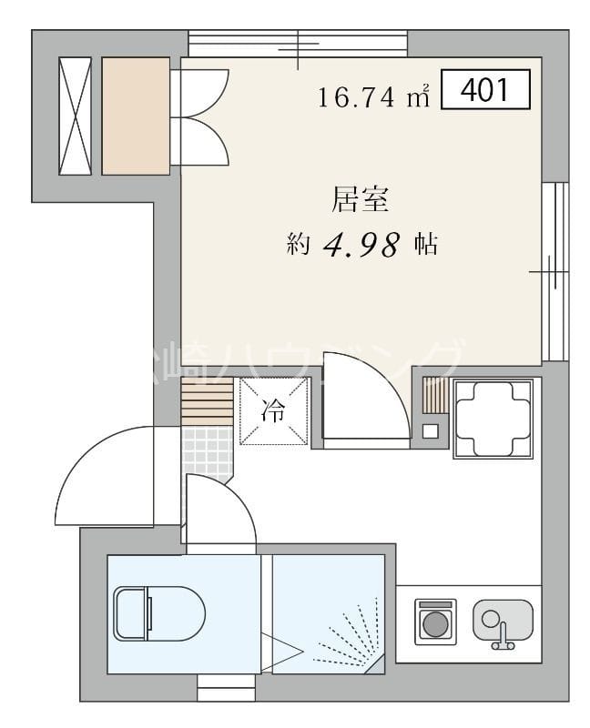 アプリコットハウス上高田 401