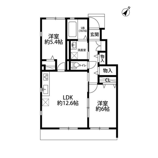 アムールSⅢ 101 間取り図