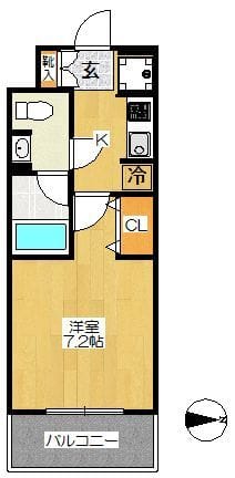 CASSIA錦糸町 604 間取り図