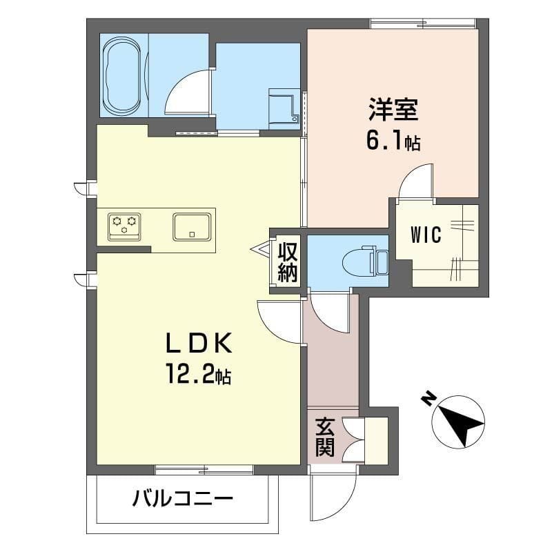 メゾン・ボワ 00101 間取り図
