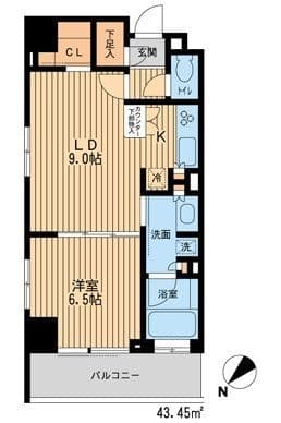 HF新横浜レジデンス 0306 間取り図