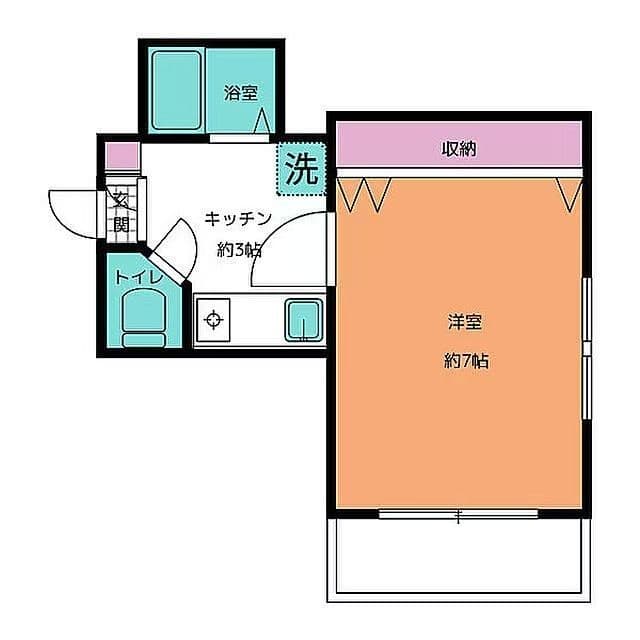 ニューバリュー西落合 301 間取り図