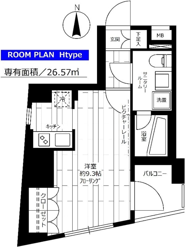 ステージファースト方南町アジールコート 401 間取り図