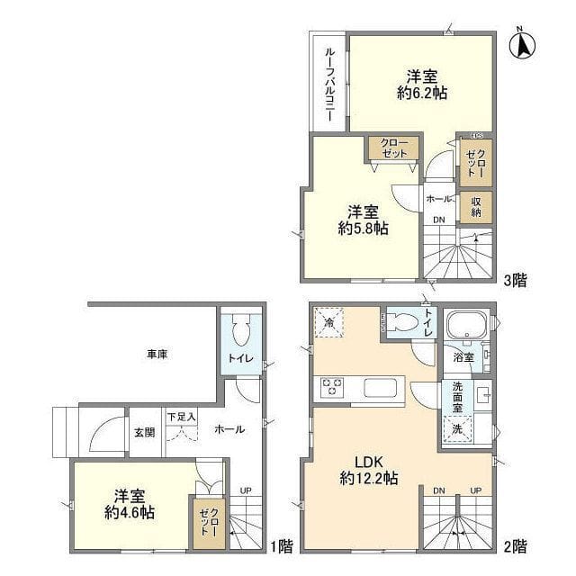 Kolet稲荷木#02 19万円/入力なし/なし 間取り図