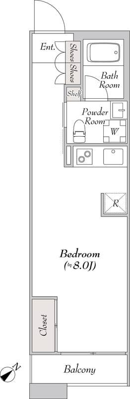 ルミークアン桜新町ノース 402