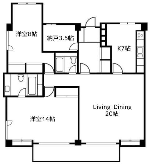 セツザンマンションの写真