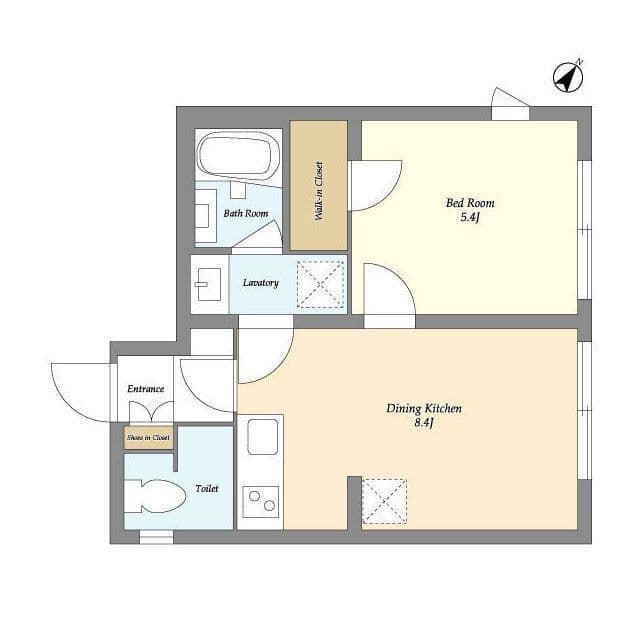 V-style幡ヶ谷 305 間取り図