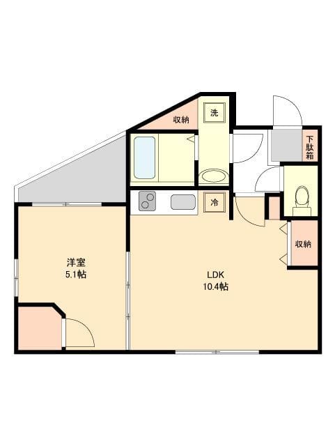 LiveCasa Shimomaruko 0201 間取り図