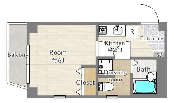 リバーサイドレジデンス中井 202