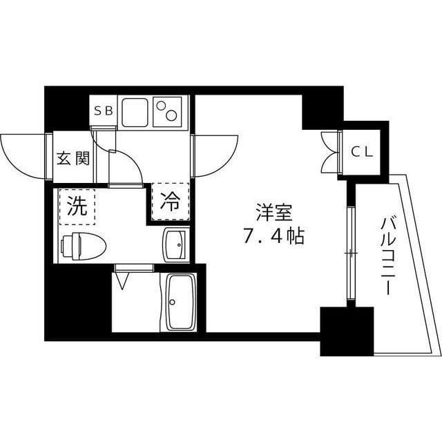 YOKE・Ⅶ 402 間取り図