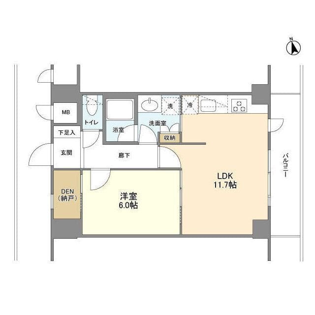KENEDIX藤沢 802 間取り図