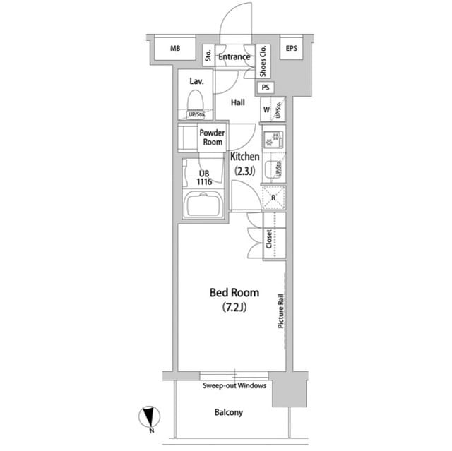 World Residence 大手町 903 間取り図