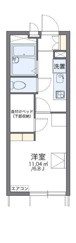 レオパレスセイント東砂 102 間取り図