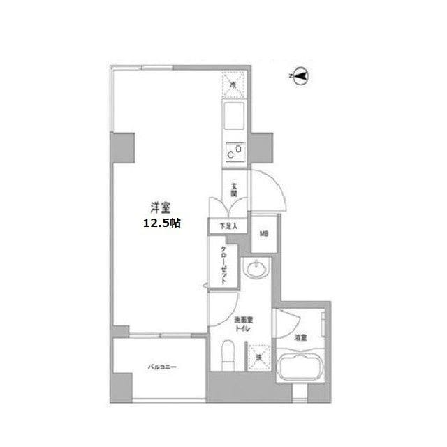 アイルズ松濤 0201 間取り図