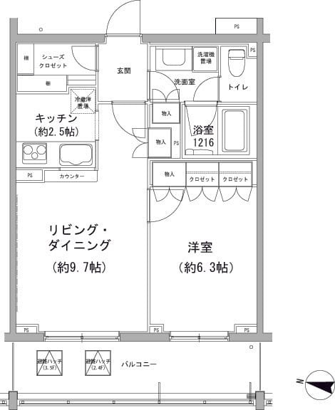 ヒューリックコート雪が谷 105