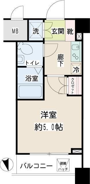 ナイスアーバンステイツ綱島 519 間取り図