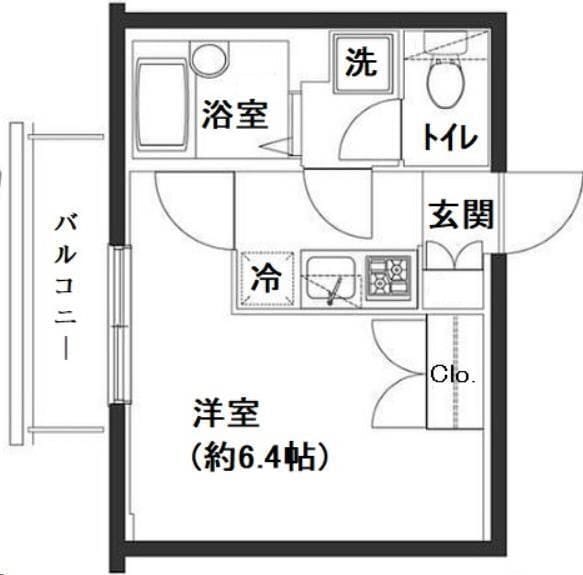 ヴェルト笹塚ツインⅡ 302 間取り図