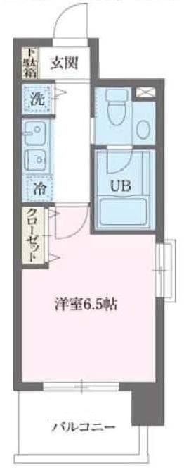 プライムアーバン早稲田 0204 間取り図
