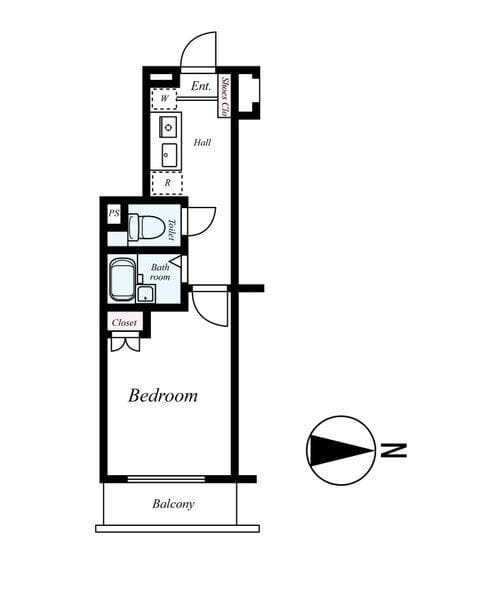 菱和パレス池袋要町 403 間取り図