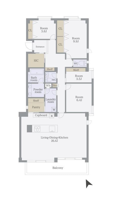 島津山岩波ハイツの写真