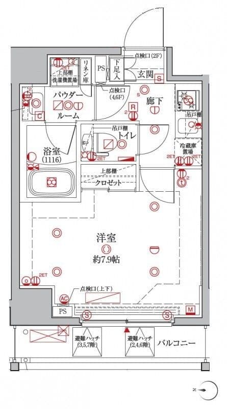 クレイシア森下ステーションサイト 311 間取り図