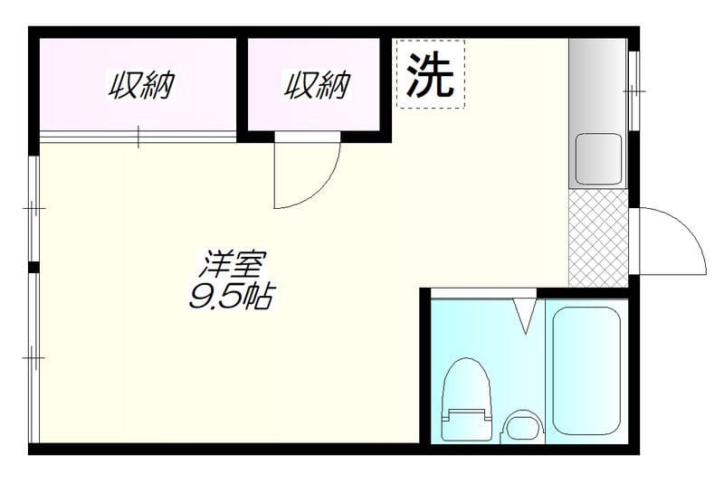 ESPERANZA HATSUDAI 304 間取り図