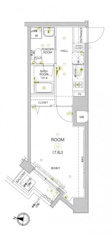 レヴィーガ練馬北町 213 間取り図