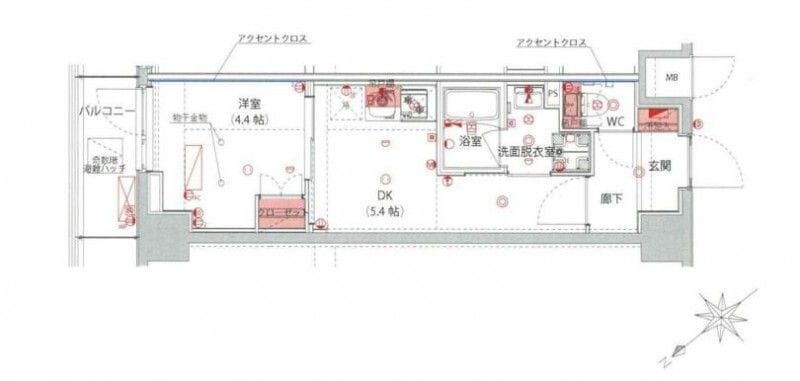 ハーモニーレジデンス六義園 603 間取り図