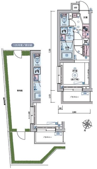 リヴシティ恵比寿 105