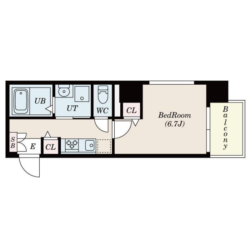 彰文居FRecoA向丘 0801 間取り図