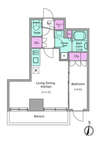 ドゥーエ日暮里 0101